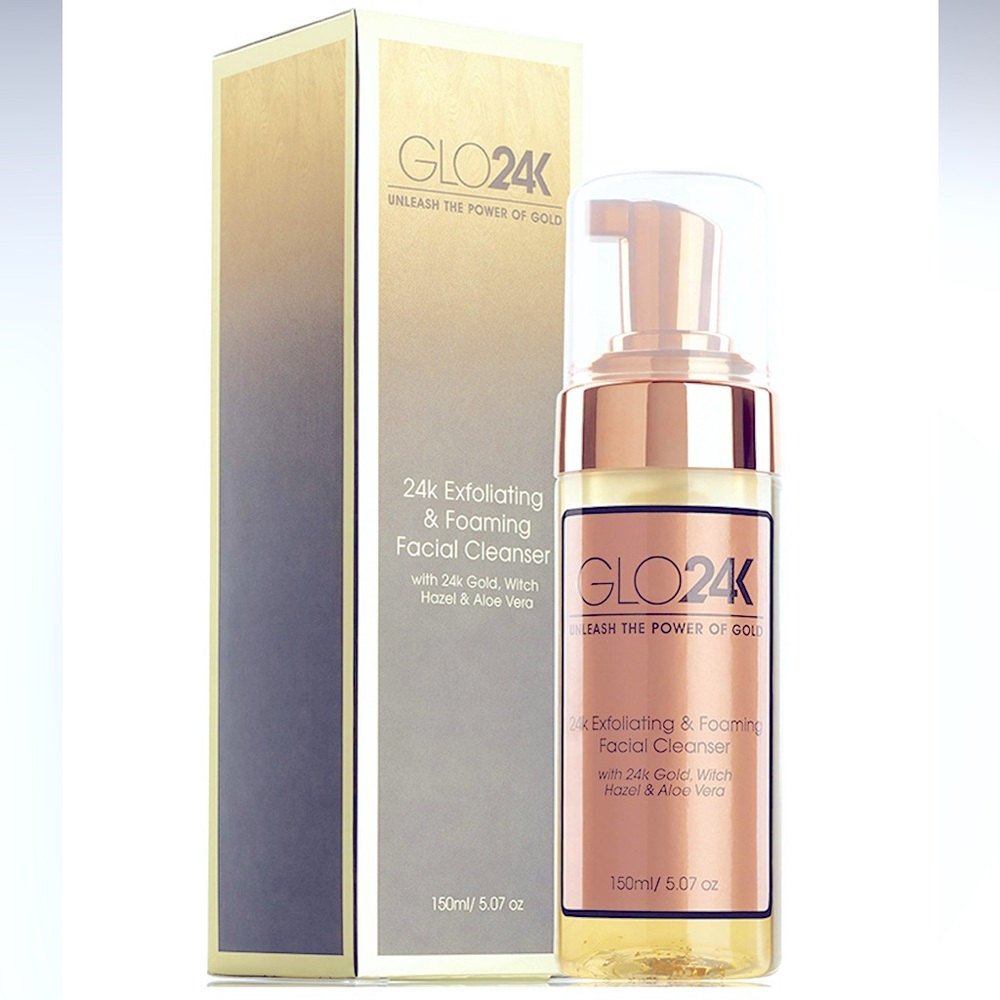 GLO24K Exfoliating & Foaming Facial Cleanser with 24k Gold - Picture 5 of 5